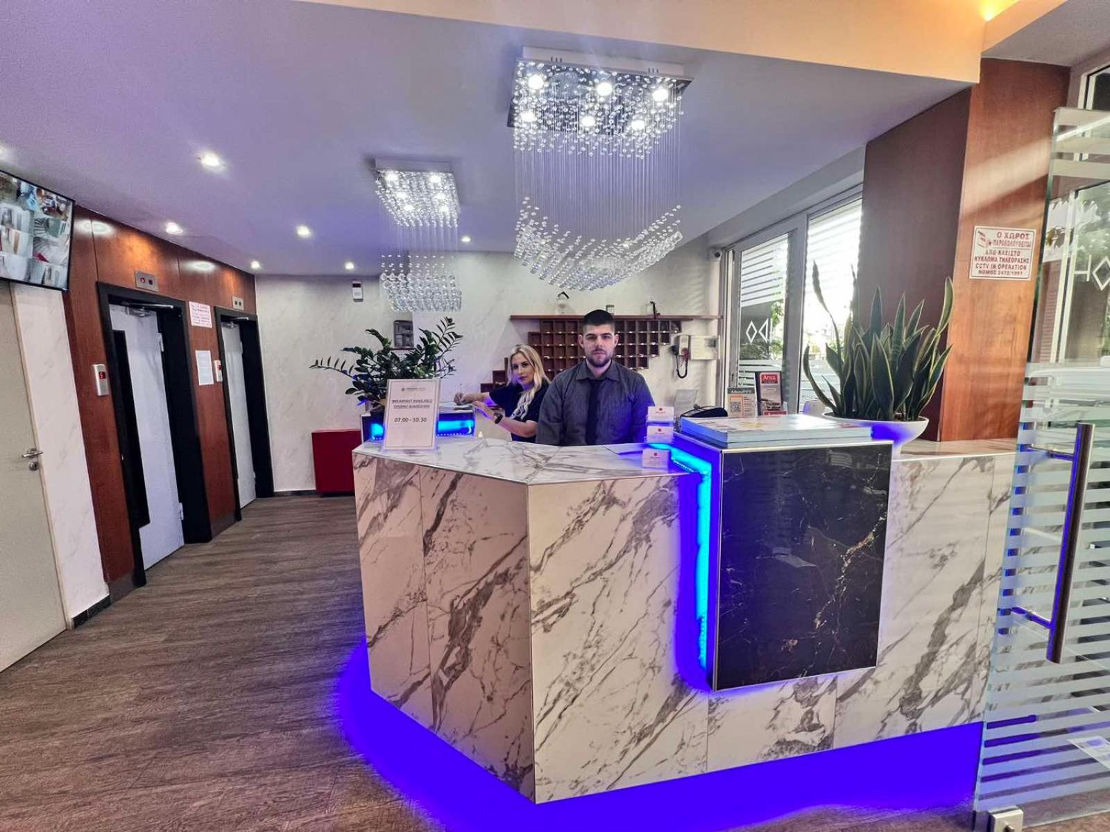 Hotel Lido Athena Bagian luar foto